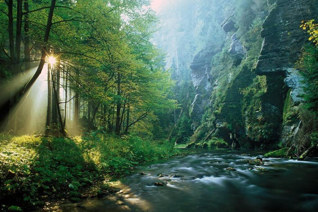 Brana Do Ceskeho Svycarska - Raj Cyklostezek Stare Krecany Esterno foto
